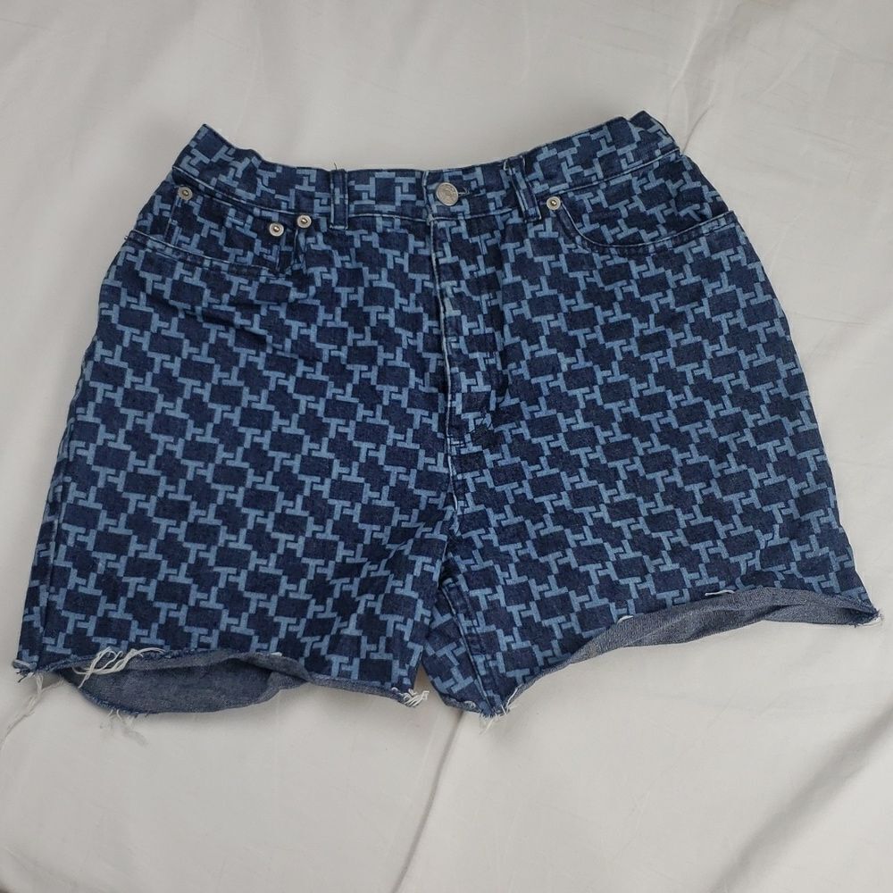 Tommy Hilfiger Women's 12 T Pattern Jean Shorts